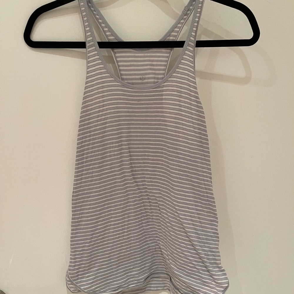 Lululemon racerback striped top